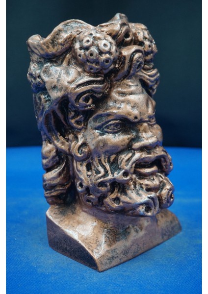 Altik Yunan Mitolojisi Silenus Başı Heykeli Biblo – Ev Dekor & Hediyelik Aksesuar (18 Cm) fiyatları