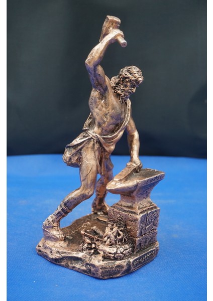 Hephaestus Ateş Tanrısı Heykel Biblo – Mitolojik Heykel Özel Tasarım 22 cm Ev Dekor Aksesuar fiyatları