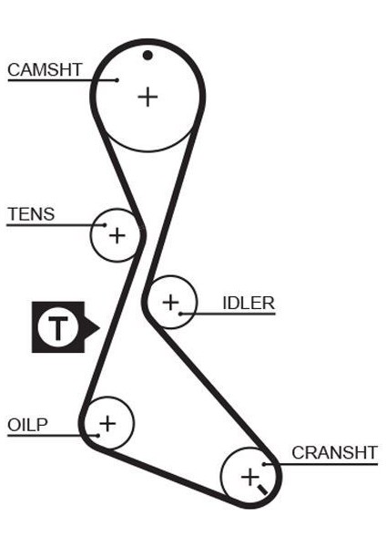 5130XS - Triger Kayışı 125×190 FLASH-MNGR-R11-MGN 1.7 GD125H9-5P190 CT684