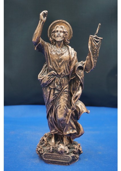 Peder St. John The Baptist Dekoratif Heykel Biblo – Ev Dekor & Hediyelik Aksesuar 25 cm