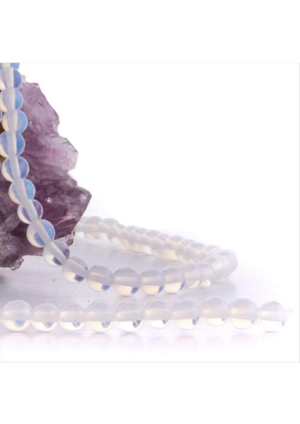 Sepetim 6 mm Opal Taşı Ay Taşı-Açık Mavi modelleri