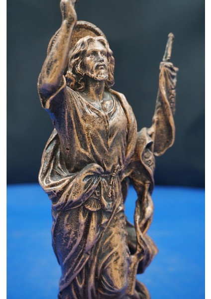Peder St. John The Baptist Dekoratif Heykel Biblo – Ev Dekor & Hediyelik Aksesuar 25 cm