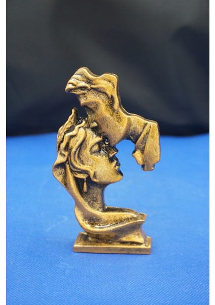 Dekoratif At Figürü, Zarif Kadın-Erkek Yüz Silueti ve Yaprak Tabak ile 3’lü Modern Set indirimleri