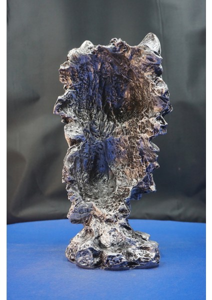 Özel Tasarım Çift Başlı Kurt Heykel Biblo– Çift Baş Kurt Hediyelik Dekoratif Aksesuar (30 Cm) modelleri