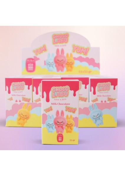 Chocolabu 24 Adet Labubu Çikolata Çikolata Dubai Lotus Bueno modelleri