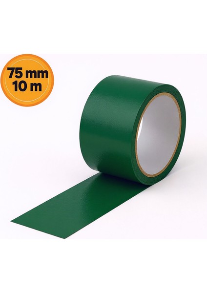 Yeşil Tamir Bandı 75 mm x 10 mt Çok Amaçlı Güçlü Yapışkanlı Suya Dayanıklı Onarım Yalıtım Bandı