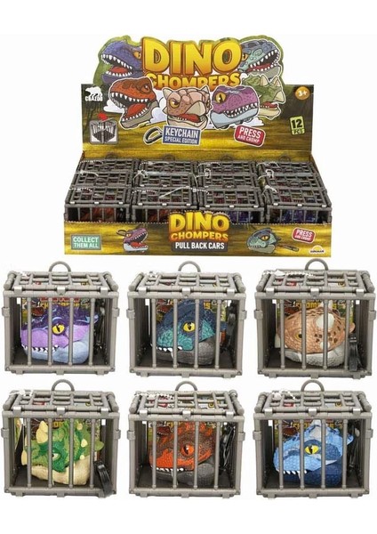 Crazoo Çek Bırak Kafesli Dinozor Araba ve Anahtarlık fiyatları