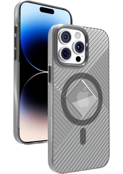 Bfs iPhone 15 Pro Max Stella Pc Sert Magsafe Kılıf - Siyah