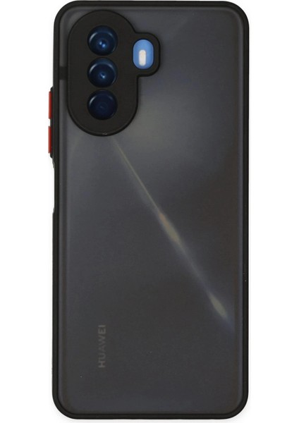 Bfs Huawei Nova Y70 Kılıf Montreal Silikon Kapak - Siyah