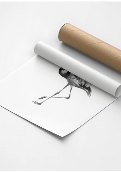 Karakalem Koleksiyonu Flamingo Posteri modelleri