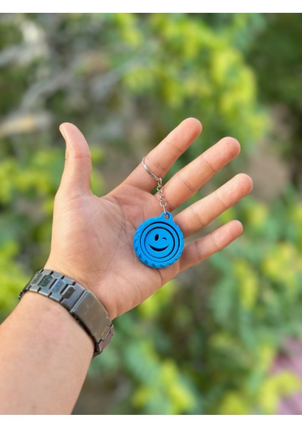 ORJIN3D Stres Çarklı Emoji Desenli Anahtarlık fiyatları