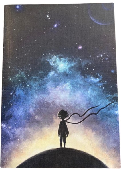 Küçük Prens Temalı Çizgisiz Defter