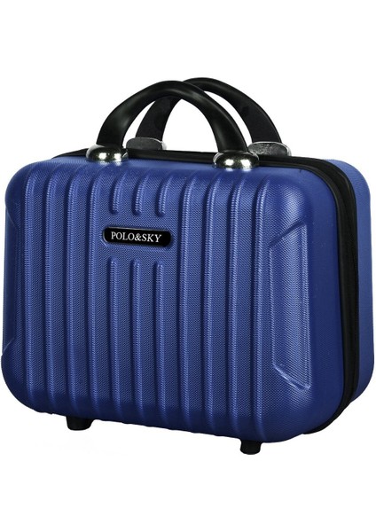 Şık Lacivert Abs Makyaj Çantası El Valizi, Pratik ve Havalı Tasarım fiyatları