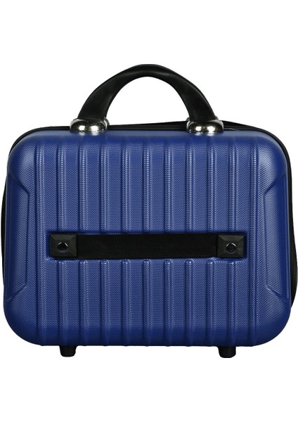Şık Lacivert Abs Makyaj Çantası El Valizi, Pratik ve Havalı Tasarım fırsatları