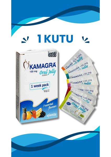 Kamagrajel 100MG 1 Kutu 7'li Paket Orijinal Performans_arttırıcı Geciktirici Takviye Erkeklerözel