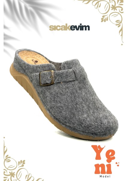 Kadın Kışlık Ev Terliği – Sıcak Tutan, Hafif ve Dayanıklı Şık Peluş Terlik Gri fiyatları