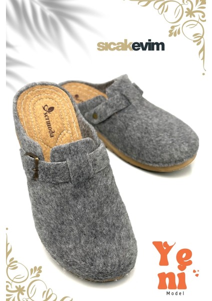 Kadın Kışlık Ev Terliği – Sıcak Tutan, Hafif ve Dayanıklı Şık Peluş Terlik Gri indirimleri