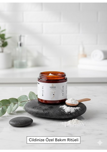 Beyaz Kil Yüz Maskesi – Derin Temizleyici & Yağ Dengeleyici – 500 ml