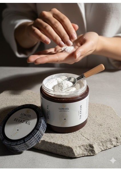 Beyaz Kil Yüz Maskesi – Derin Temizleyici & Yağ Dengeleyici – 500 ml indirimleri