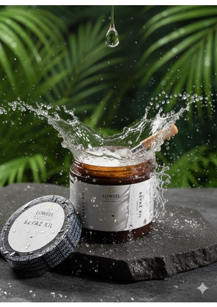 Beyaz Kil Yüz Maskesi – Derin Temizleyici & Yağ Dengeleyici – 500 ml