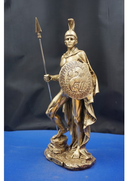 Antik Yunan Mitolojisi Ares Heykel Biblo –savaş Tanrısının Gücünü Yansıtan Dekoratif Aksesuar(32 Cm)
