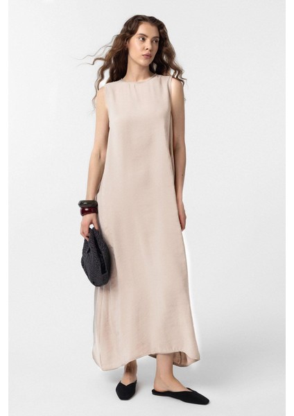 Taş Modal Midi Kadın Elbise