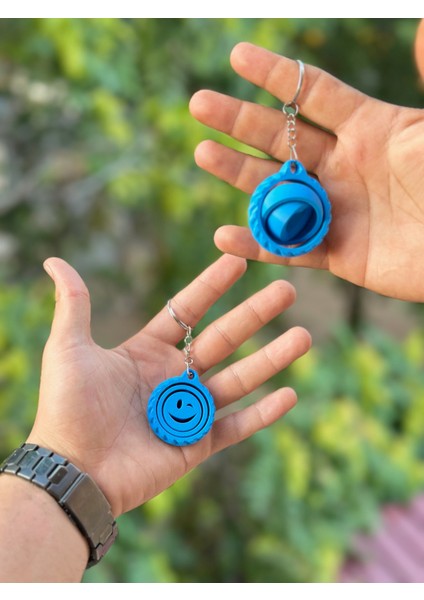 ORJIN3D Stres Çarklı Pati Desenli Anahtarlık fiyatları