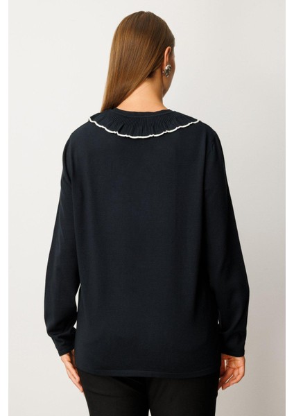 65312 Onteks Bluz Yaka Detaylı Düğmeli Uzun Kol fırsatları