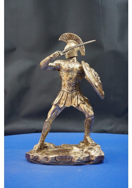 Truva Prensi Hektor Heykel Biblo – Güç ve Cesareti Yansıtan Dekoratif Aksesuar (25 Cm)