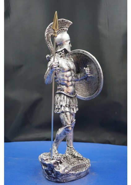 Spartalı Savaşçı Leonidas Gladyatör Heykel Biblo –güç ve Cesareti Yansıtan Dekoratif Aksesuar(34 Cm)