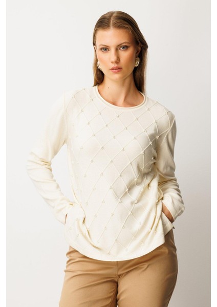 63312 Onteks Kazak Sıfır Yaka Baklava Desenli fiyatları