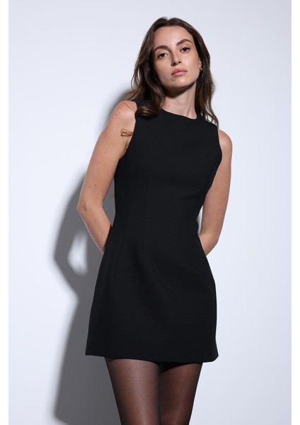 Siyah Kadın Mini Elbise modelleri