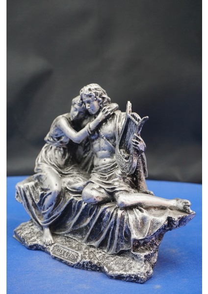 Antik Yunan Mitolojisi Paris ve Helen Heykel Biblo – Dekoratif Hediyelik Aksesuar (17 Cm) fiyatları
