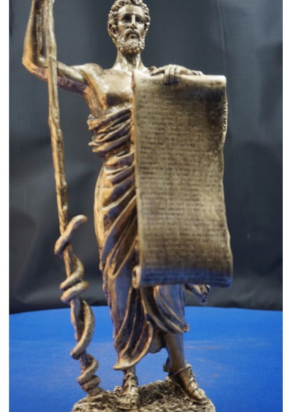 Hipokrat Heykel Biblo – Büyük Boy Hipokrat Heykeli, Doktor Ofis Hastane Dekoratif Aksesuar (33 Cm)