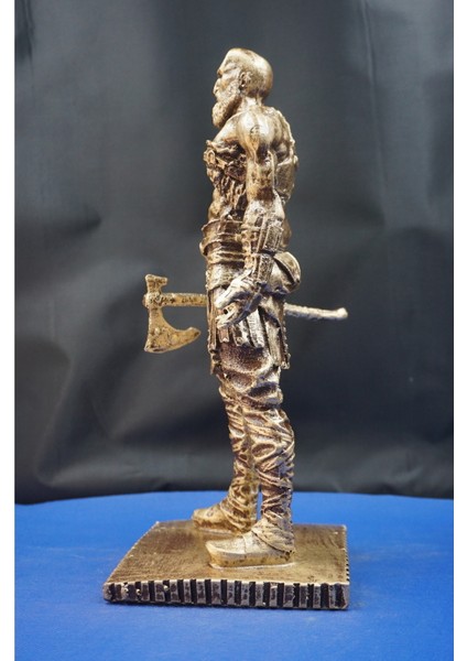 Mitolojik Savaşcı Kratos Heykel Biblo - Ev Ofis Dekoratif Hediyelik Aksesuar (31 Cm) modelleri