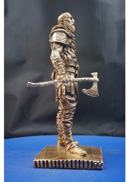 Mitolojik Savaşcı Kratos Heykel Biblo - Ev Ofis Dekoratif Hediyelik Aksesuar (31 Cm)