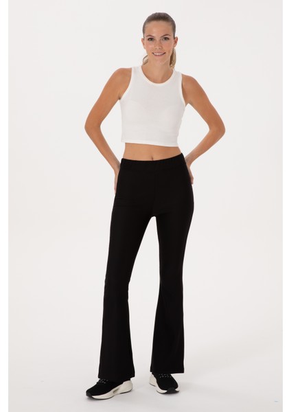 Kadın Siyah Eşofman Altı 50297274-VR046