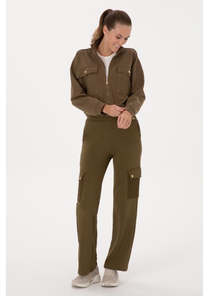 Kadın Haki Sweatshirt 50299001-VR027