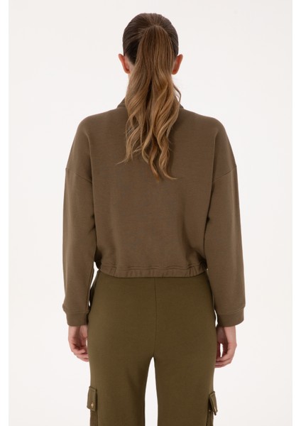 Kadın Haki Sweatshirt 50299001-VR027