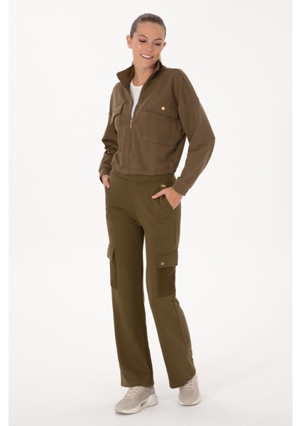 Kadın Haki Eşofman Altı 50297341-VR027