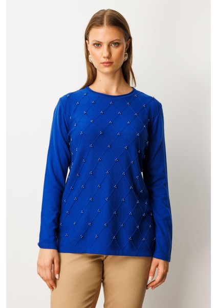 63312 Onteks Kazak Sıfır Yaka Baklava Desenli fiyatları