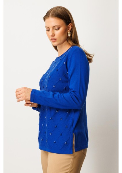 63312 Onteks Kazak Sıfır Yaka Baklava Desenli modelleri