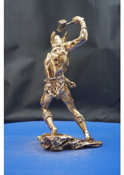 Iskandinav Mitolojisi Thor Heykel Biblo – Savaşçı Ruhun Simgesi Dekoratif Aksesuar (27 Cm) modelleri