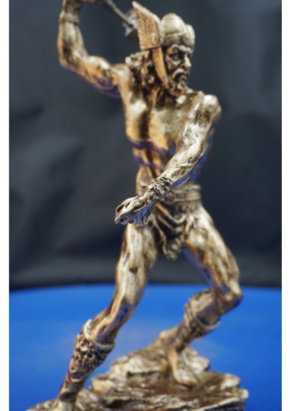 Iskandinav Mitolojisi Thor Heykel Biblo – Savaşçı Ruhun Simgesi Dekoratif Aksesuar (27 Cm) indirimleri