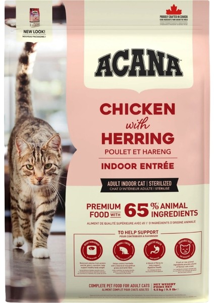 Indoor Entree Yetişkin Kuru Kedi Maması (4,5 Kg)
