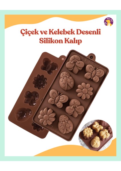 Hayvan ve Böcek Figürlü Silikon Kalıbı – Çikolata, Şeker, Jelibon, Kurabiye, Buz ve Puding Için Çok Amaçlı fiyatları