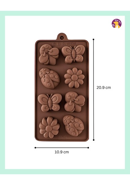 Hayvan ve Böcek Figürlü Silikon Kalıbı – Çikolata, Şeker, Jelibon, Kurabiye, Buz ve Puding Için Çok Amaçlı fırsatları