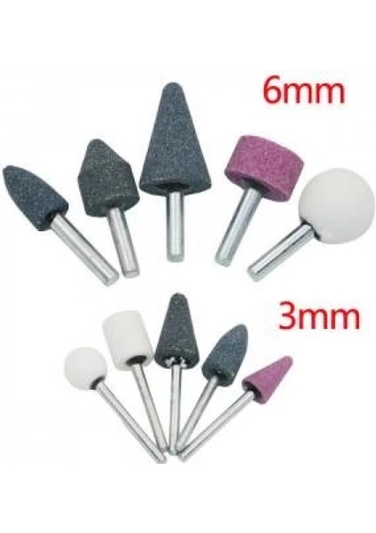 Mini Taş Zımpara Matkap Ucu Seti 10 Parça fiyatları