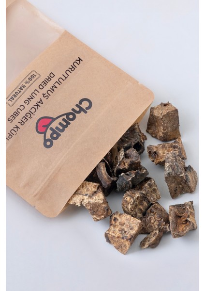 Kurutulmuş Ciğer Küpleri Köpek Ödülü 100 gr