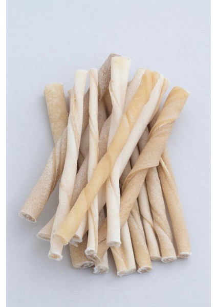 Kurutulmuş Kolajen Burgu Çubukları Köpek Ödülü 100 gr indirimleri